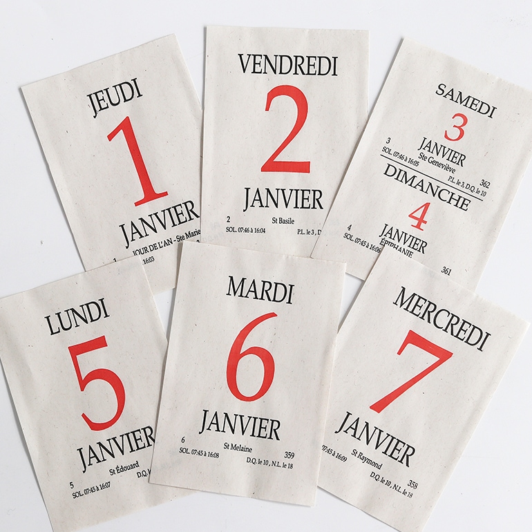 【季節商品/セール】EXACOMPTA エグザコンタ｜日めくりカレンダー(小)  2026