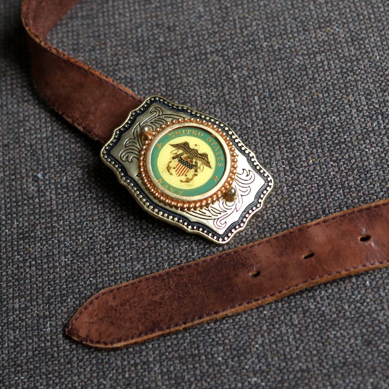 VINTAGE｜U.S. NAVY ウエスタン ベルトバックル