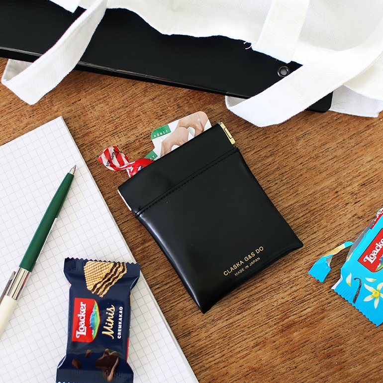 CLASKA クラスカ｜BANK フラットバネポーチ mini