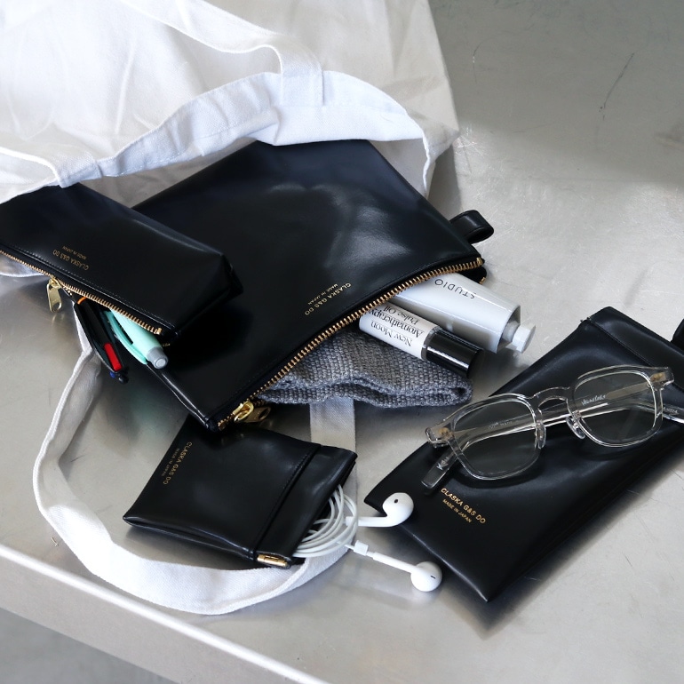 CLASKA クラスカ｜BANK フラットバネポーチ mini