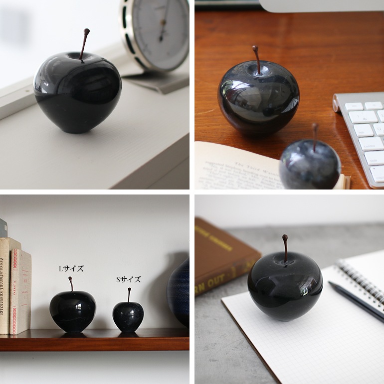 DETAIL ディテール｜MARBLE APPLE ブラック L