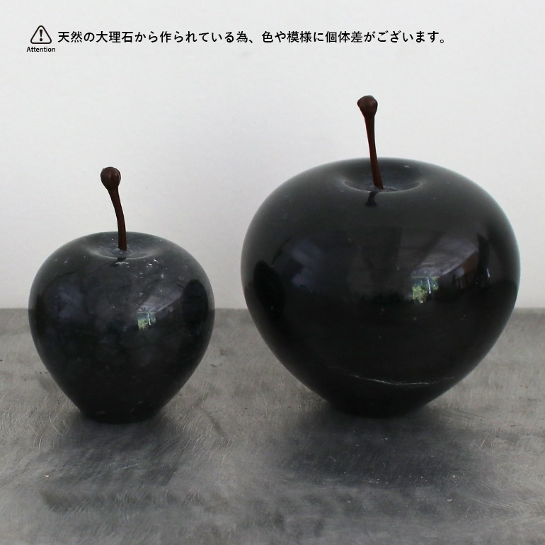 DETAIL ディテール｜MARBLE APPLE ブラック L
