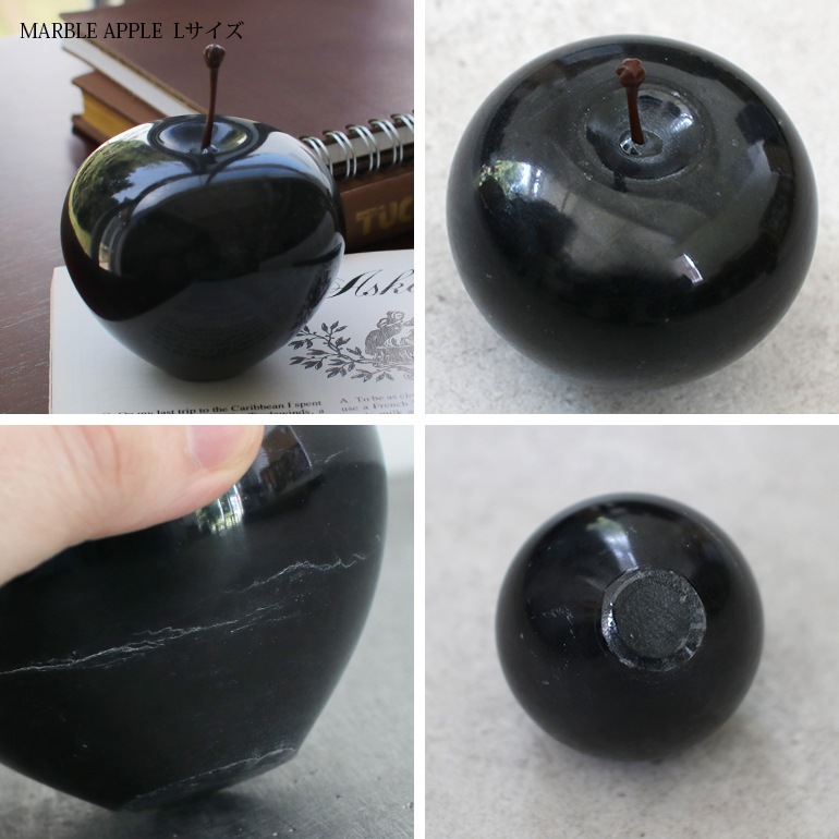 DETAIL ディテール｜MARBLE APPLE ブラック L