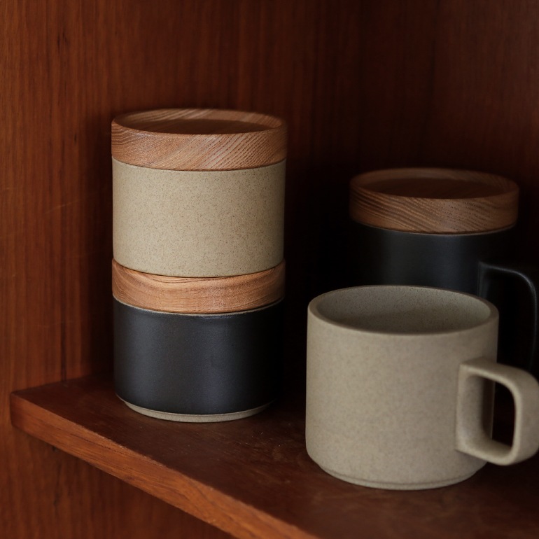 HASAMI PORCELAIN ハサミポーセリン｜Tray Lid 85mm (アッシュ) HP022