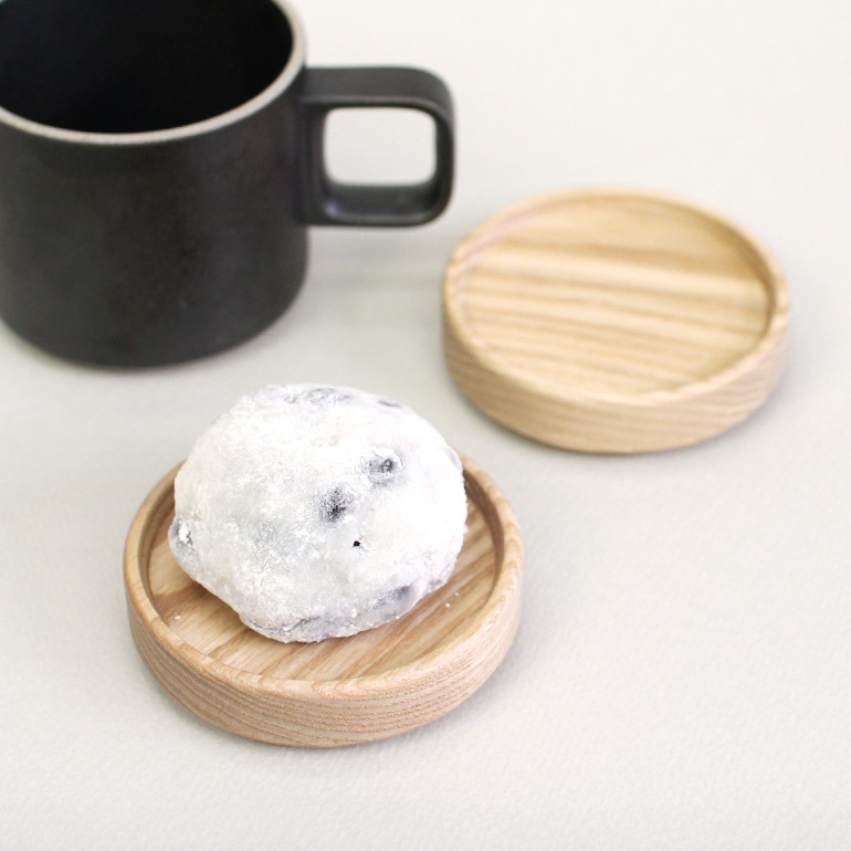 HASAMI PORCELAIN ハサミポーセリン｜Tray Lid 85mm (アッシュ) HP022