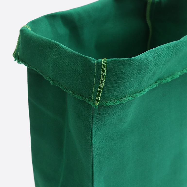 BROWN CANVAS BAG(L) グリーン