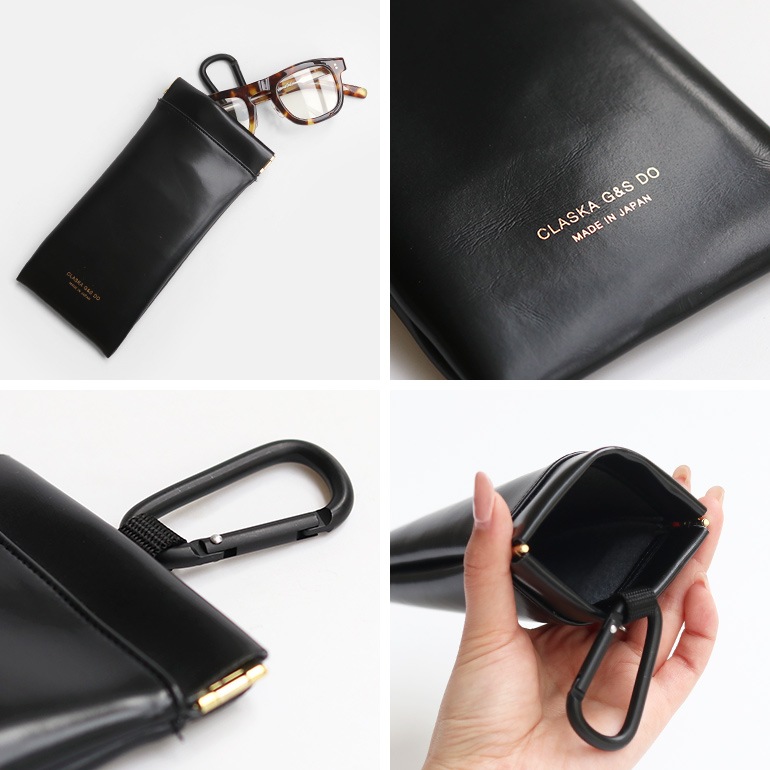 CLASKA クラスカ｜BANK フラットバネポーチ long　with hook