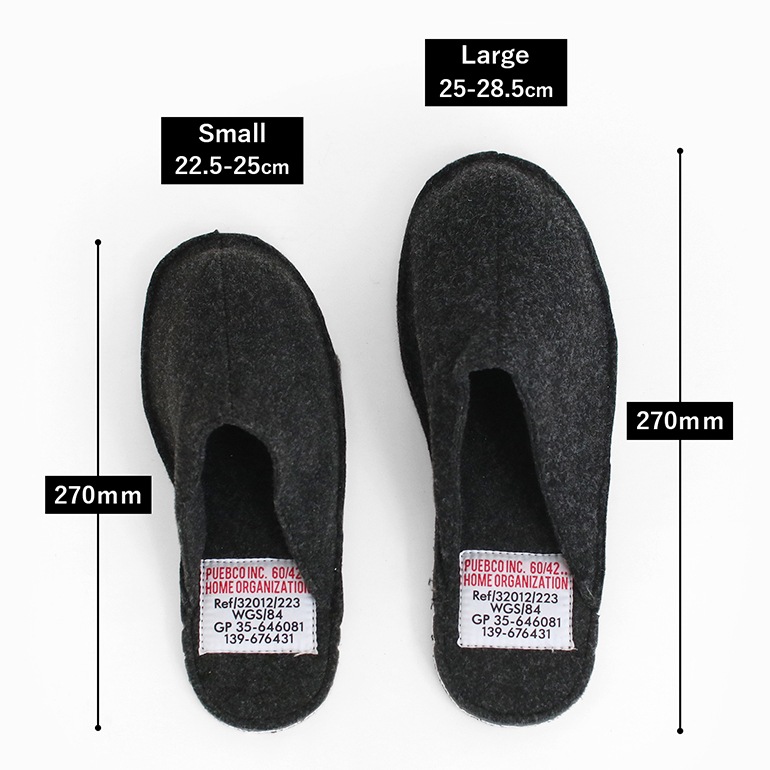PUEBCO プエブコ｜SLIPPER(DARK GRAY)