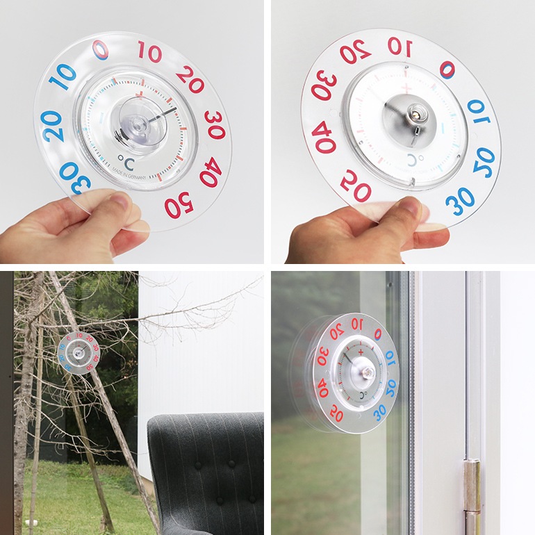 TFA｜Analogue window thermometer TWATCHER XL 14.6014 アナログ ウィンドウ サーモメーター
