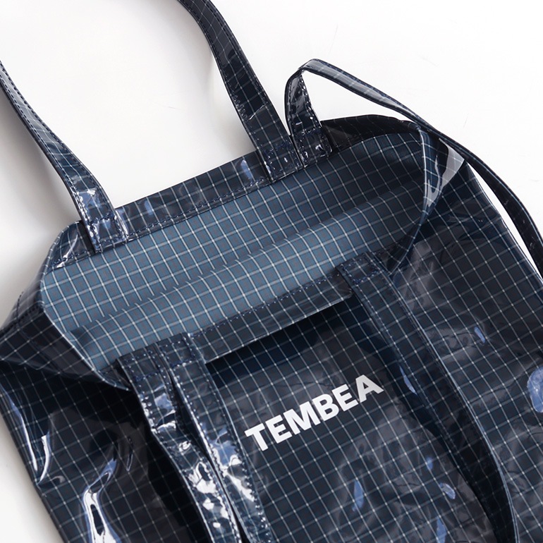 TEMBEA テンベア｜3HANDLE TOTE　CHECK BLUE