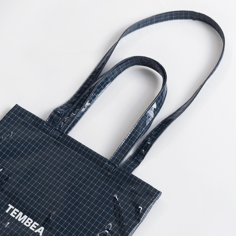 TEMBEA テンベア｜3HANDLE TOTE　CHECK BLUE