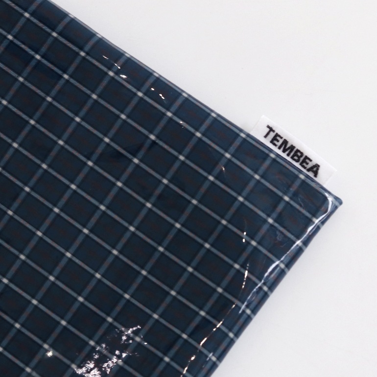 TEMBEA テンベア｜3HANDLE TOTE　CHECK BLUE