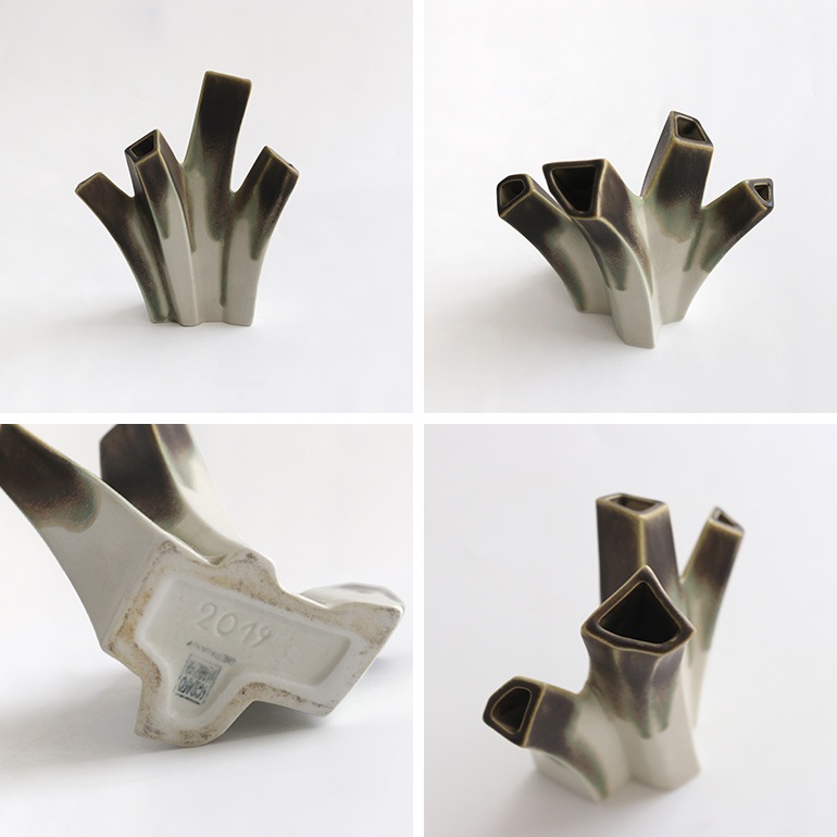 VINTAGE｜W.Germany Sgrafo Modern Flower vase
