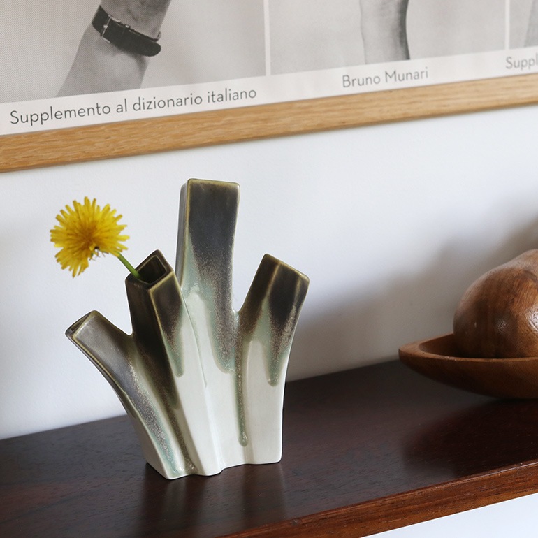 VINTAGE｜W.Germany Sgrafo Modern Flower vase