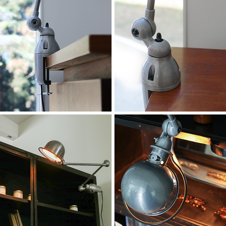 JIELDE ジェルデ｜Desk Lamp Clamp (BrushedSteel JD4040) 通販