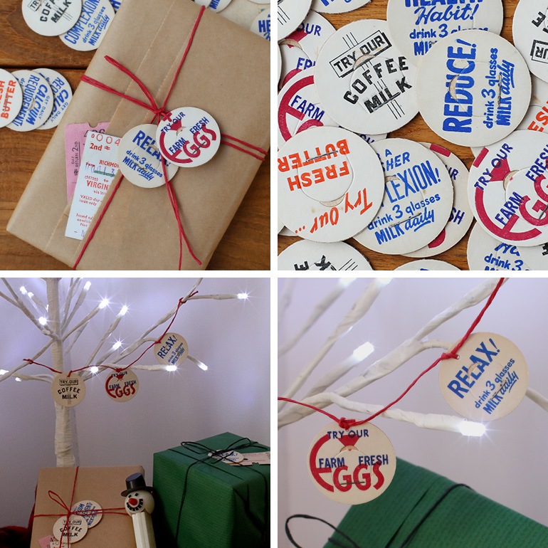 VINTAGE｜MILK BOTTLE CAP20枚セット