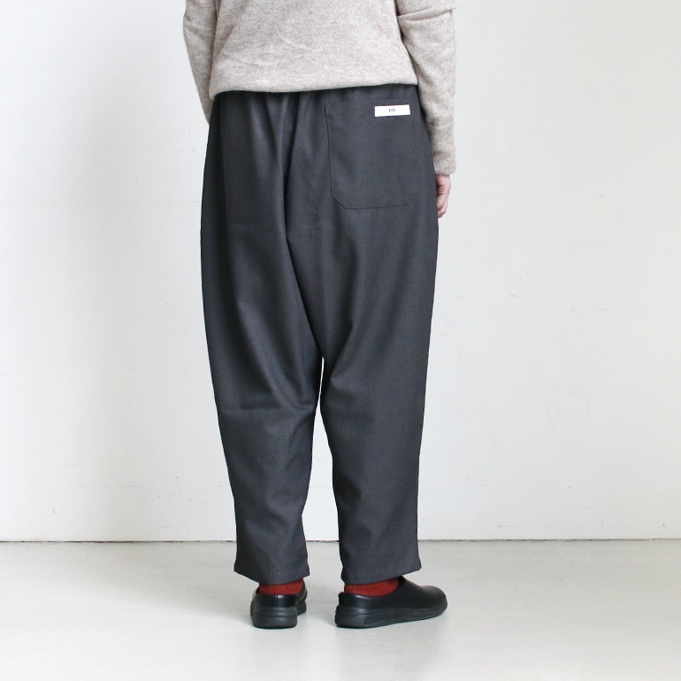 VOIRY ヴォイリー｜SUNDAY PANTS-TR TWILL C-GRAY
