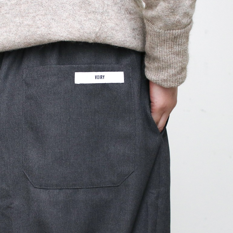 VOIRY ヴォイリー｜SUNDAY PANTS-TR TWILL C-GRAY