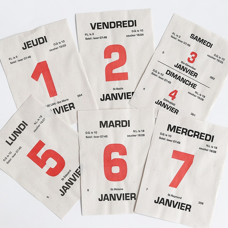 EXACOMPTA エグザコンタ｜日めくりカレンダー(大)  2026