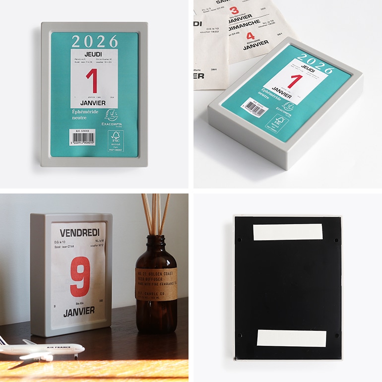 EXACOMPTA エグザコンタ｜日めくりカレンダー(大)  2026