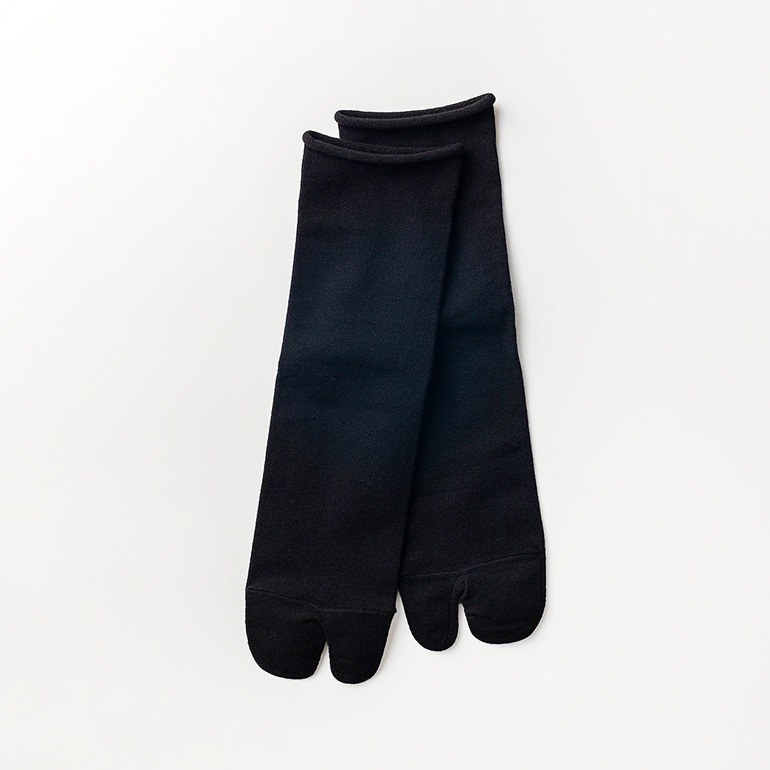 LUCKY SOCKS ラッキーソックス｜ノーゴムタビアンクルソックス　ブラック