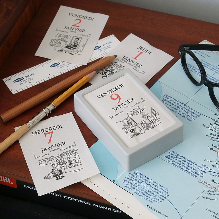 EXACOMPTA エグザコンタ｜日めくりカレンダー(小) コミック 2026