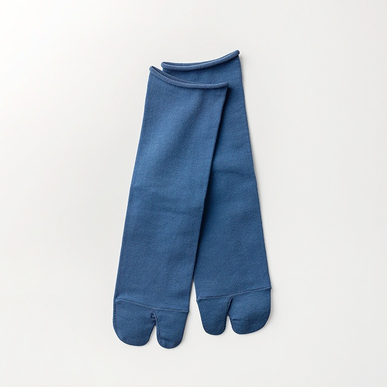 LUCKY SOCKS ラッキーソックス｜ノーゴムタビアンクルソックス　ブルー