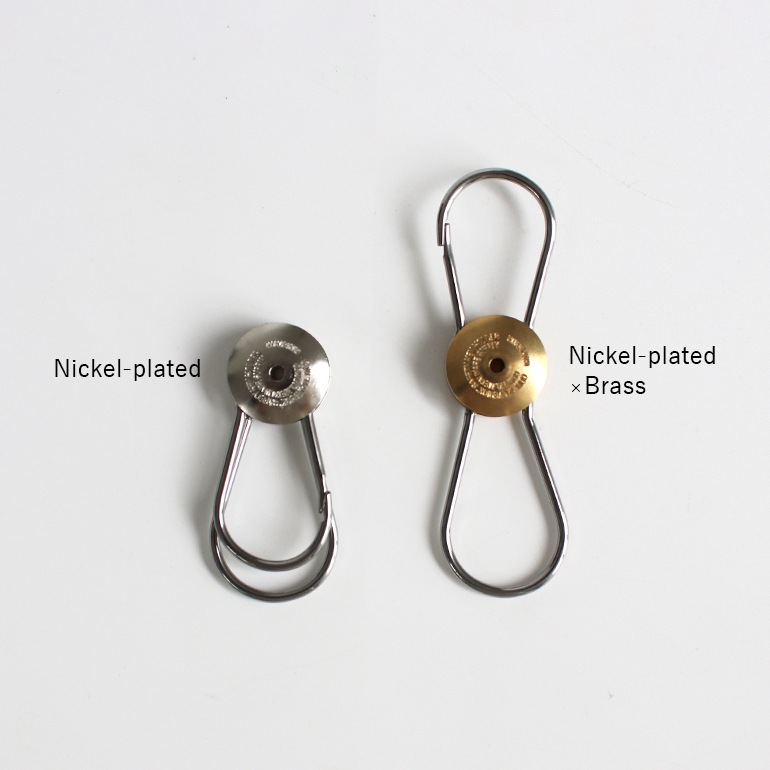 CANDY DESIGN&WORKS キャンディデザイン＆ワークス｜Maverick Revolving Keyring【Nickel-plated】【Nickel-plated×Brass】