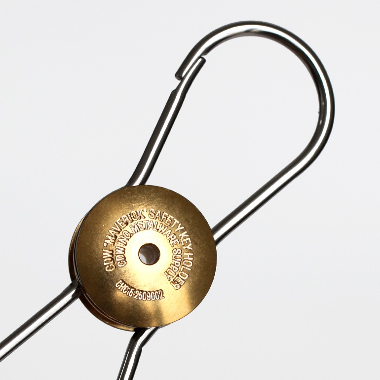 CANDY DESIGN&WORKS キャンディデザイン＆ワークス｜Maverick Revolving Keyring【Nickel-plated】【Nickel-plated×Brass】