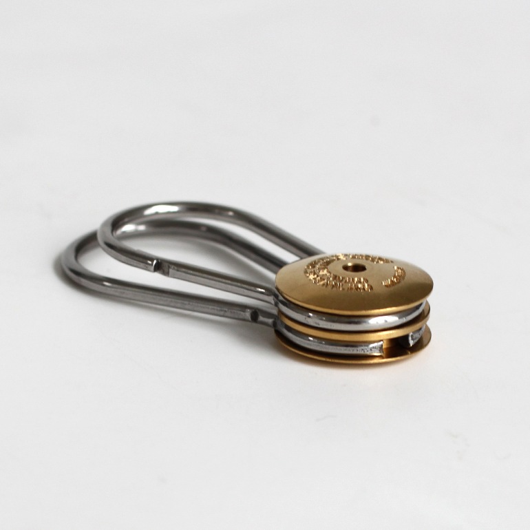 CANDY DESIGN&WORKS キャンディデザイン＆ワークス｜Maverick Revolving Keyring【Nickel-plated】【Nickel-plated×Brass】