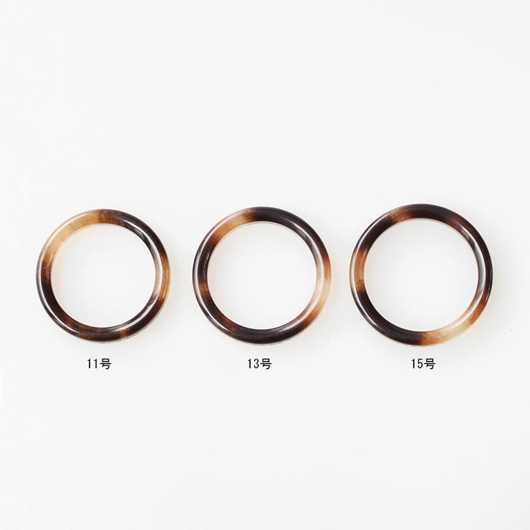 necessary or unnecessary ネセサリー オア アンネセサリー｜BUTTON RING 2　クリア