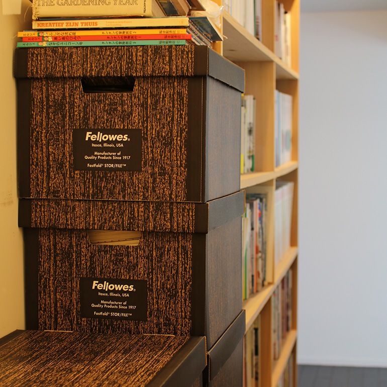 Fellowes フェローズ｜BANKERS BOX 703sボックス 3個1パック（ウッドグレイン）