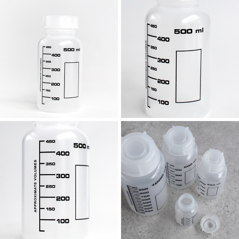 【取扱終了/在庫限り】LAMAPLAST ラマプラスト｜PP Wide Neck Bottle 500ml