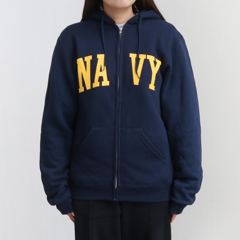 U.S. NAVY スウェットジップパーカー ネイビー NAVY PRIDE社製 通販