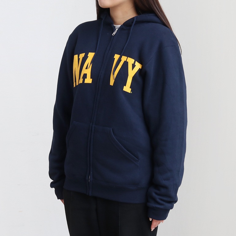 U.S. NAVY スウェットジップパーカー ネイビー NAVY PRIDE社製 通販