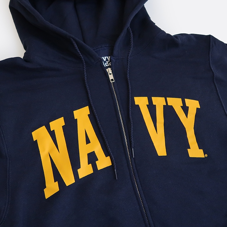 限定！送込！Lサイズ希少US.NAVY NAVY PRIDE社製ZIPパーカー U.S. NAVY スウェットジップパーカー PRIDE社製/ミリタリー