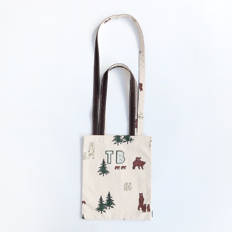 TEMBEA テンベア｜3HANDLE TOTE SMALL　BEAR+WAPPEN/CHOCO