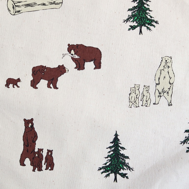 TEMBEA テンベア｜3HANDLE TOTE SMALL　BEAR+WAPPEN/CHOCO