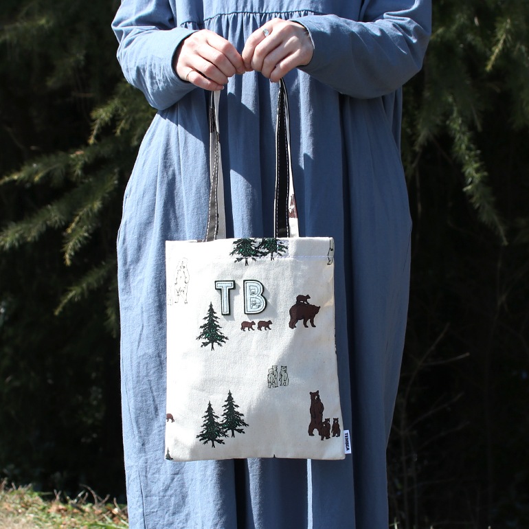TEMBEA テンベア｜3HANDLE TOTE SMALL　BEAR+WAPPEN/CHOCO