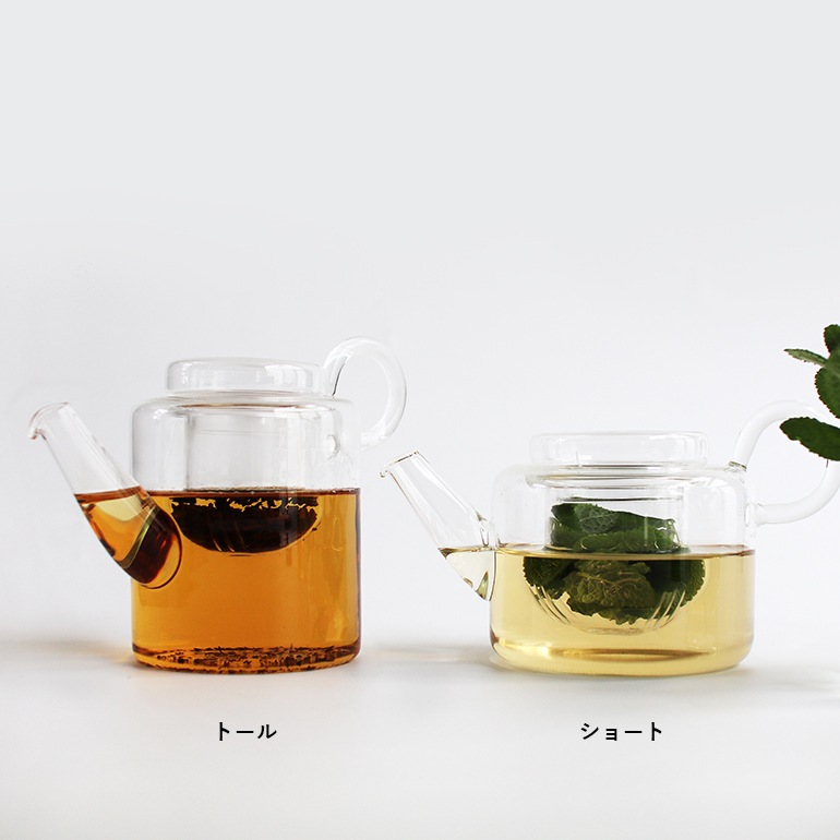 ICHENDORF MILANO イッケンドルフ ミラノ｜PIUMA Tall Tea Pot with filter ピウマ ガラス ティーポット 3点セット トール