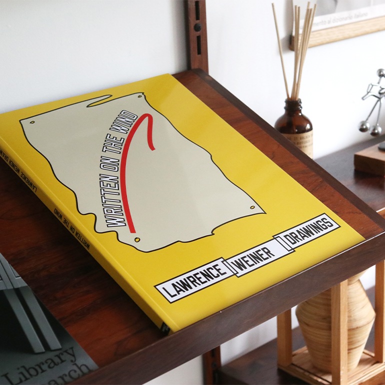 DRAWINGS, WRITTEN ON THE WIND by Lawrence Weiner