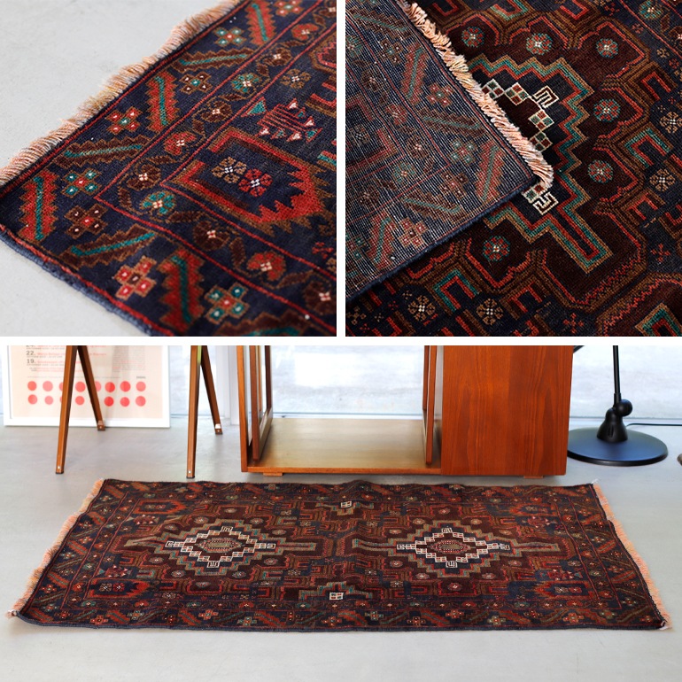 VINTAGE｜Tribal Rug （136×85）