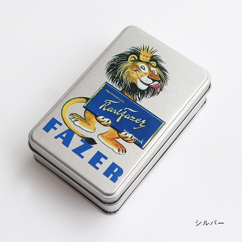 Fazer ファッツェル｜ミルクチョコレートレトロ缶 ライオン