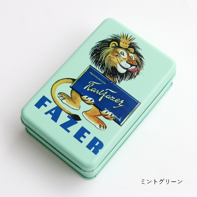 Fazer ファッツェル｜ミルクチョコレートレトロ缶 ライオン
