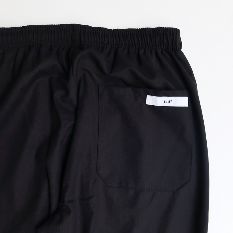 VOIRY ヴォイリー｜DOCTOR PANTS-TR TWILL BLACK
