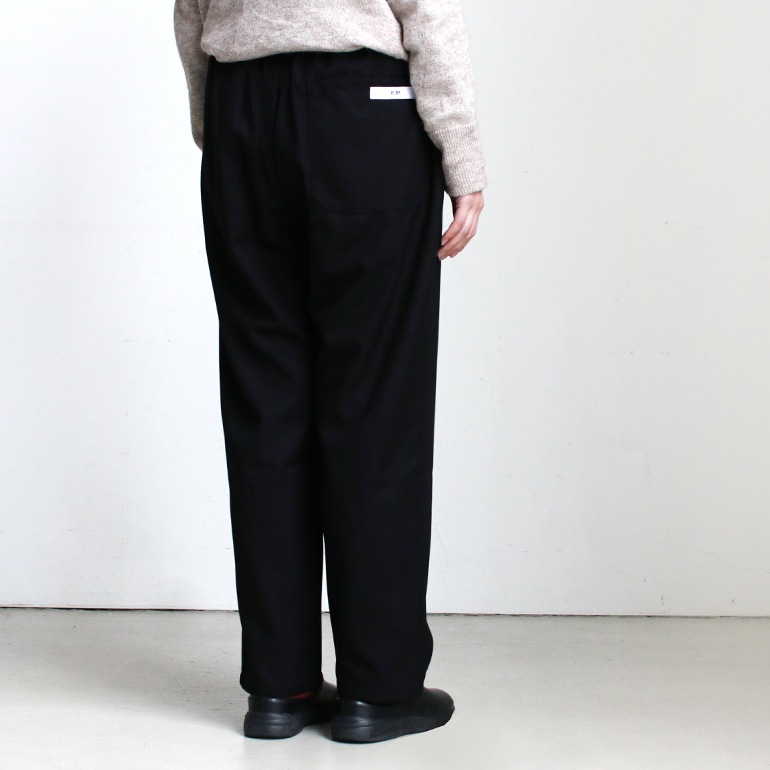 VOIRY ヴォイリー｜DOCTOR PANTS-TR TWILL BLACK