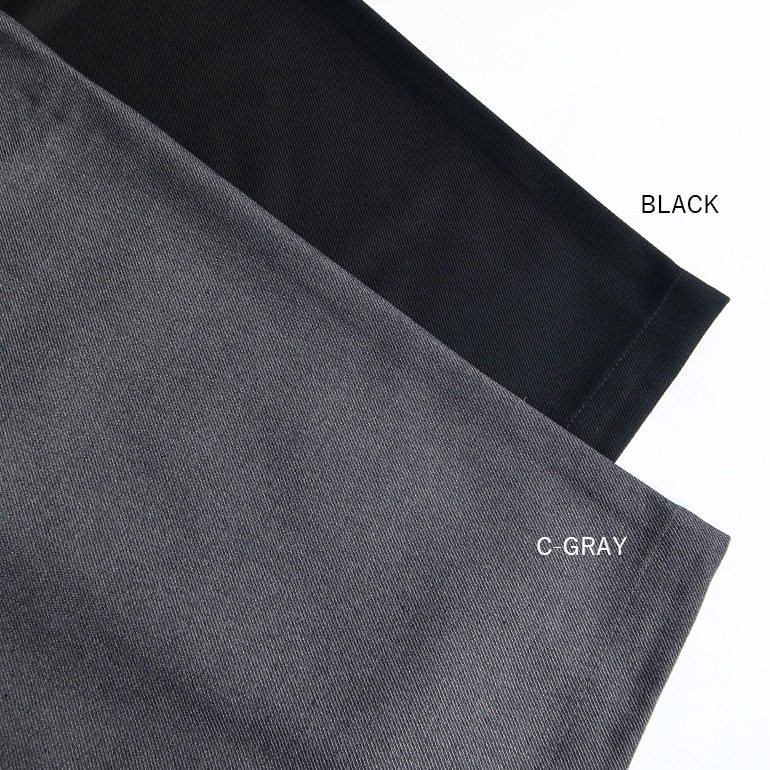 VOIRY ヴォイリー｜DOCTOR PANTS-TR TWILL BLACK