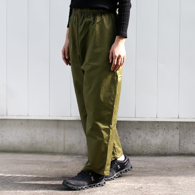 VOIRY ヴォイリー｜SUNDAY PANTS-BACK SATIN　BLACK