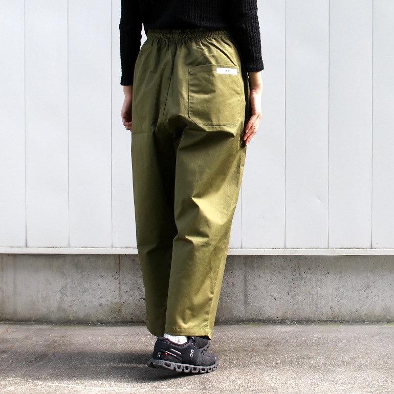 VOIRY ヴォイリー｜SUNDAY PANTS-BACK SATIN　BLACK