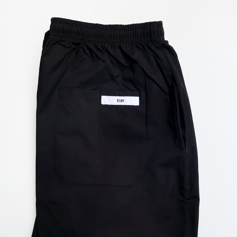 VOIRY ヴォイリー｜SUNDAY PANTS-BACK SATIN　BLACK